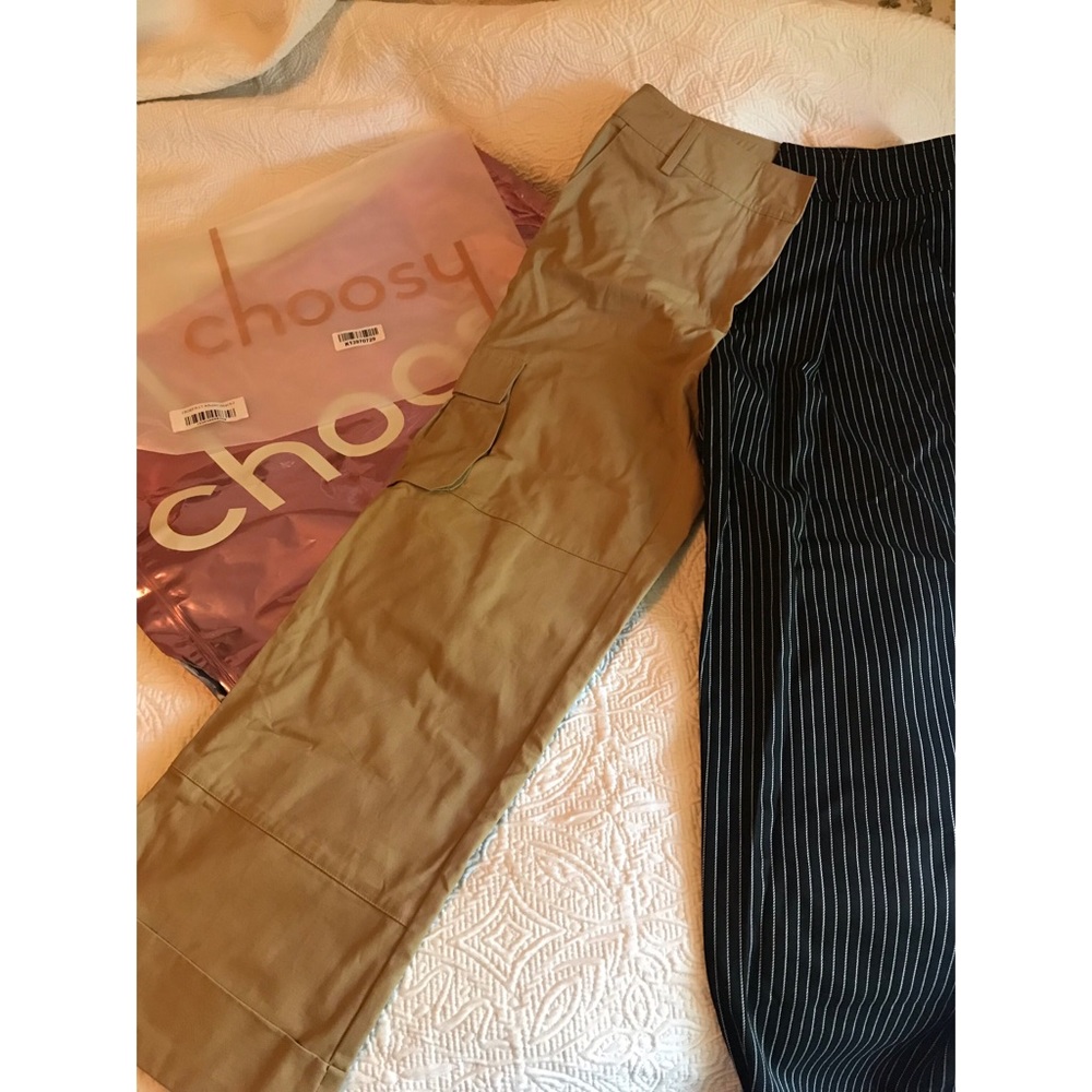 Choosy - Day & Night Pants - Khaki & Black - sz 0 & 2